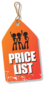 Download our pricelist